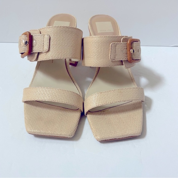 Dolce Vita Posy Heels in Natural Rafia Size 9.5 - Picture 7 of 16